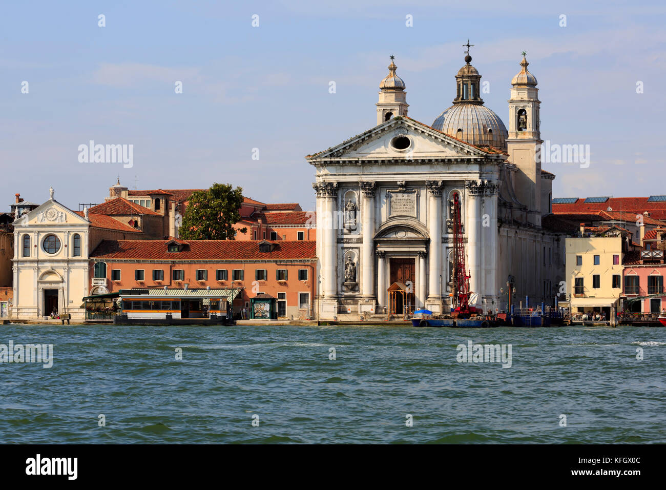 Chiesa dei Gesuati, Guidecca Canal, Venezia, Italia Foto Stock