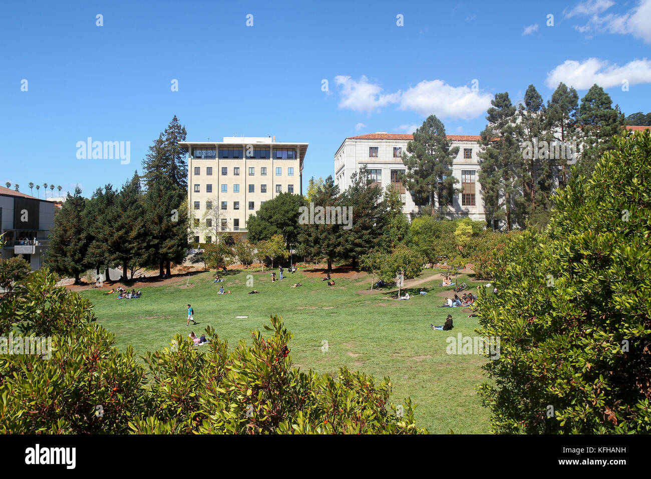 Presso la University of California a Berkeley, California, Stati Uniti Foto Stock