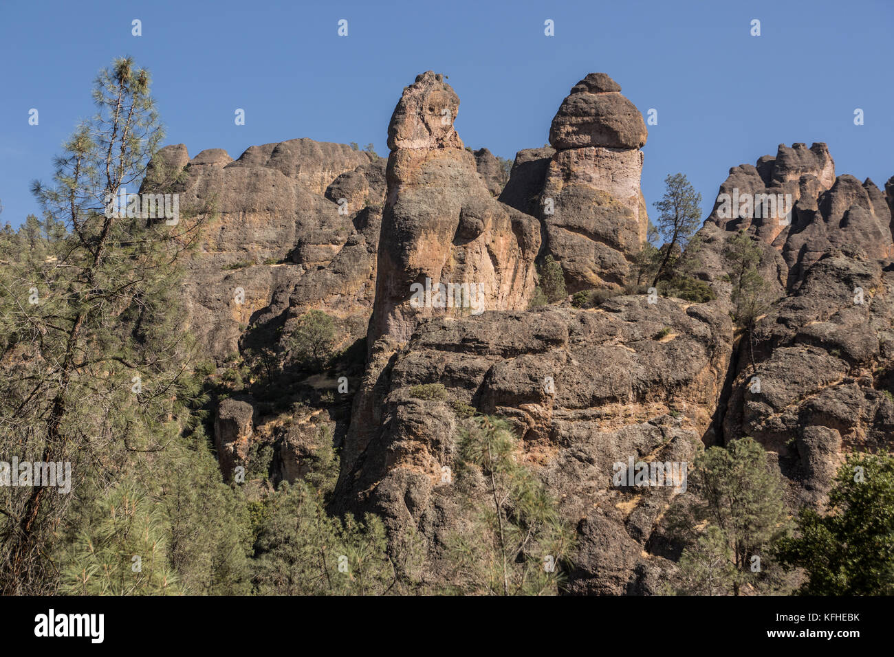 I pinnacoli National Park, California Foto Stock