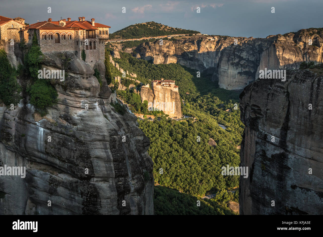 Monastero di Meteora in Grecia Foto Stock