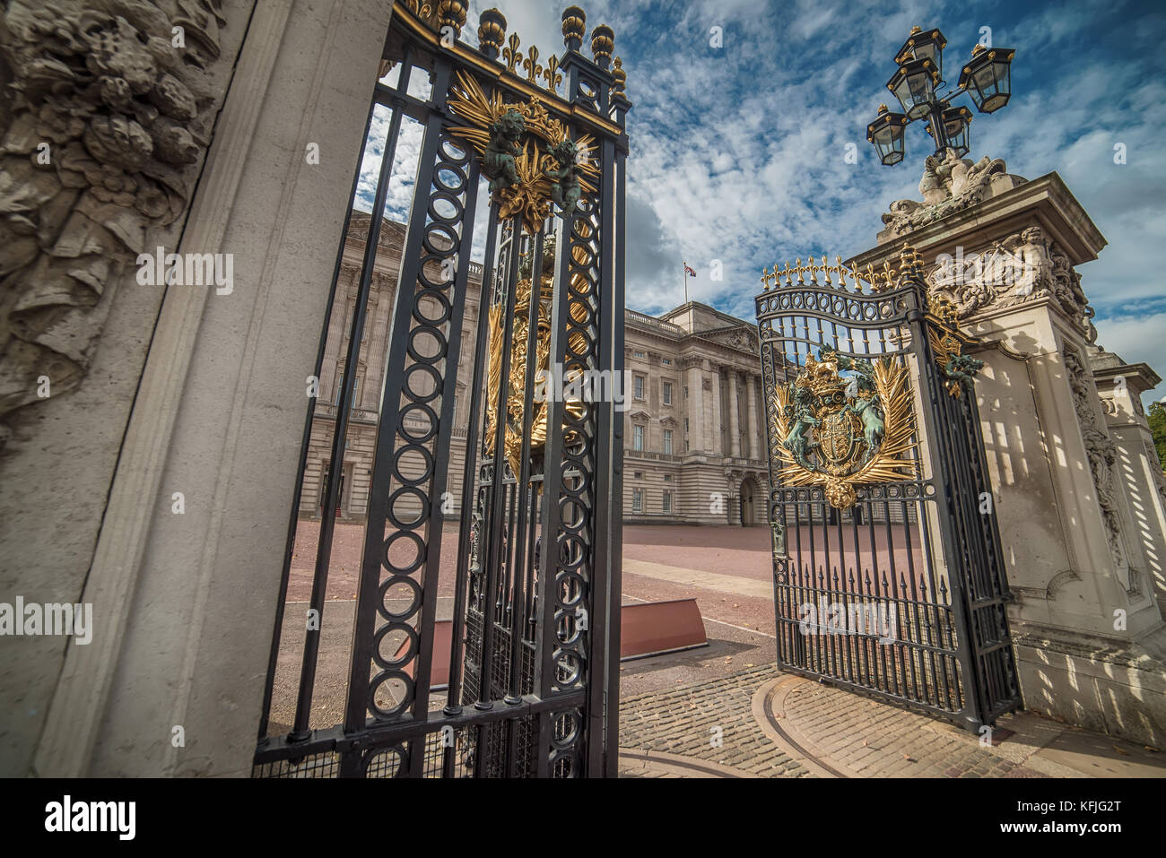 LONDRA, REGNO UNITO – 2 OKTOBER, 2017: Buckingham Palace Foto Stock