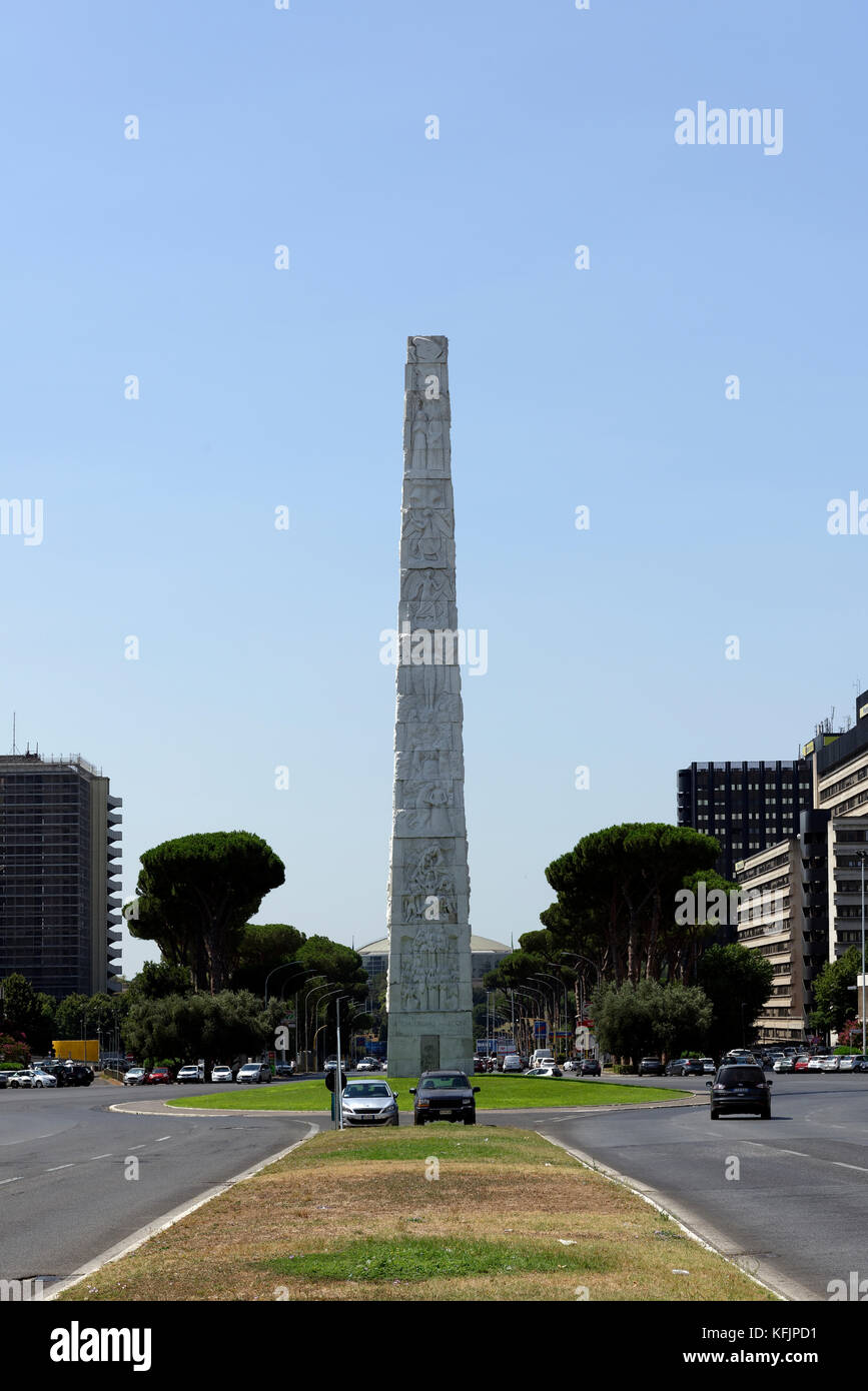 Vista dell'Obelisco di Marconi, un obelisco dedicato a Guglielmo