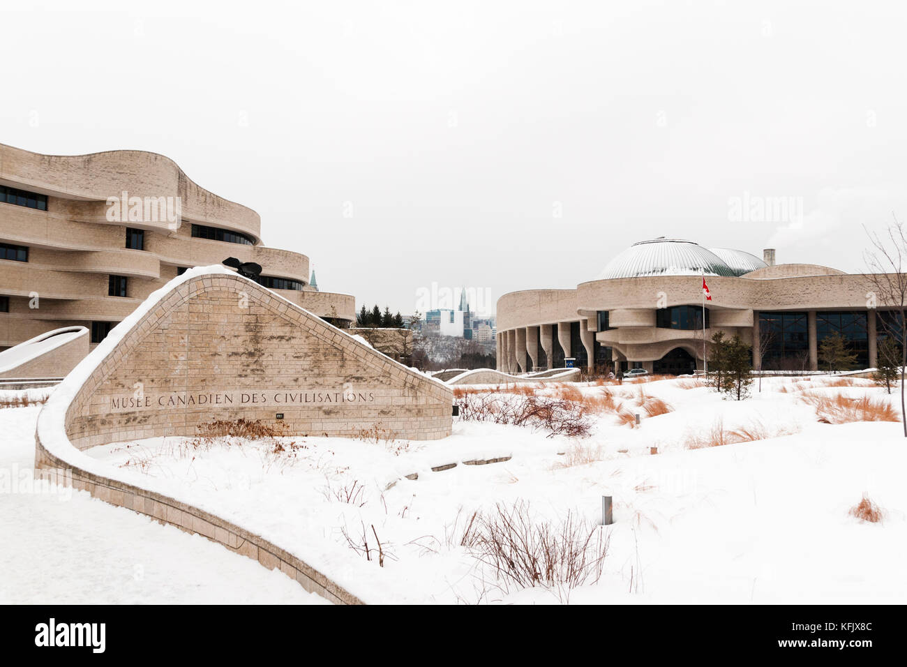 Canadian Museum of History (ex Canadian Museum of Civilization), Gatineau, Quebec, Canada Foto Stock