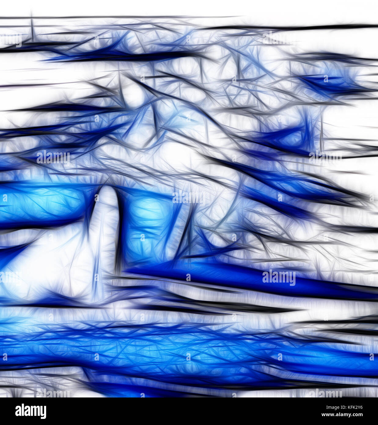 Abstract fractal sfondo luminoso. generalizzazione immagini della natura. ghiaccio toross, embacle; hummock, haycock, effetto Distanza visione. neo-impressionismo Foto Stock