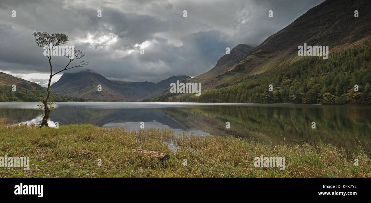 Buttermere lake, cumbria, Lake District. Inghilterra. Foto Stock