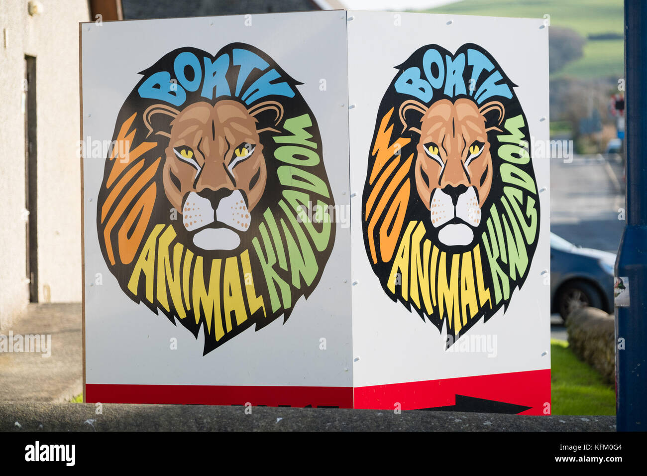 Ceredigon, Galles. 30 ottobre 2017. Borth Wild Animal Kingdom, la ricerca continua per LILLITH, una giovane lince europea (nome latino Lynx Lynx) che è fuggita dal suo recinto presso entrambi Wild Animal Kingdom. Un elicottero della polizia con telecamere termiche ha visto l'animale nel sottobosco vicino allo zoo ieri sera, suscitando la speranza che la creatura sia andata a terra vicino alla sua casa foto Credit: keith morris/Alamy Live News Foto Stock