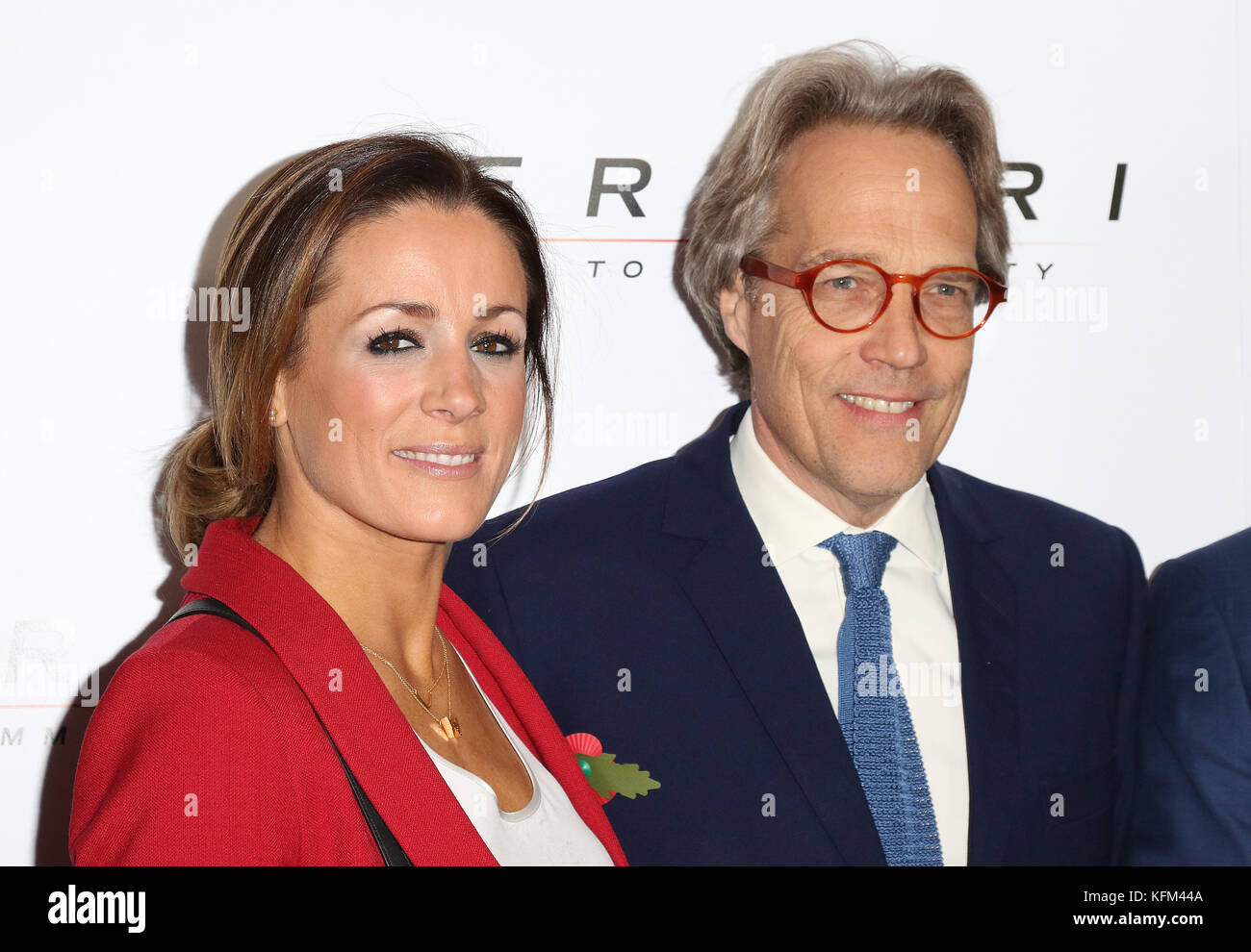 Londra, Regno Unito. Il 30 ottobre, 2017. Natalie Pinkham, Charles Gordon-Lennox, Ferrari: Gara di immortalità - UK Premiere, Curzon Mayfair, Londra, Regno Unito. 30 ott 2017. Foto di Richard Goldschmidt Credito: ricca di oro/Alamy Live News Foto Stock