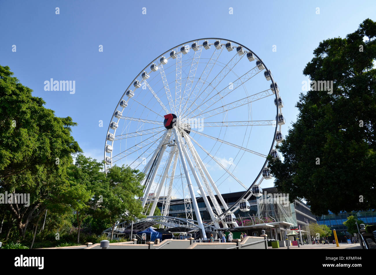 La Ruota Panoramica di Brisbane, una attrazione turistica sulla South Bank, Brisbane, Queensland, Australia Foto Stock