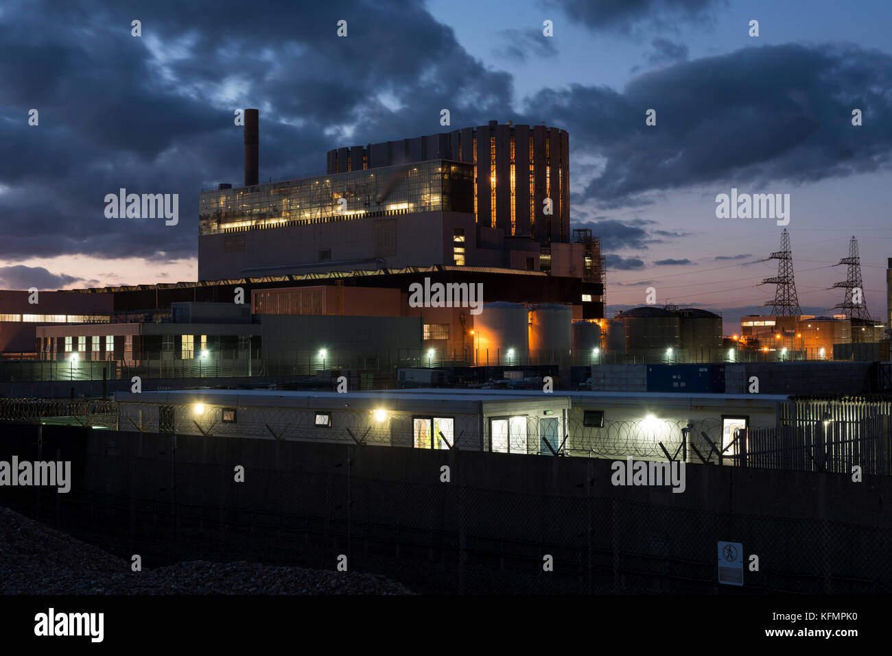 Dungeness B centrale nucleare EDF Energy Foto Stock