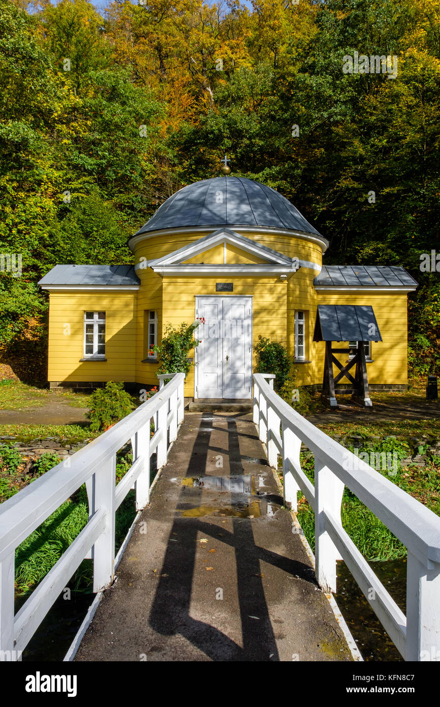 Petrus Kapelle in Alexisbad Harz Foto Stock
