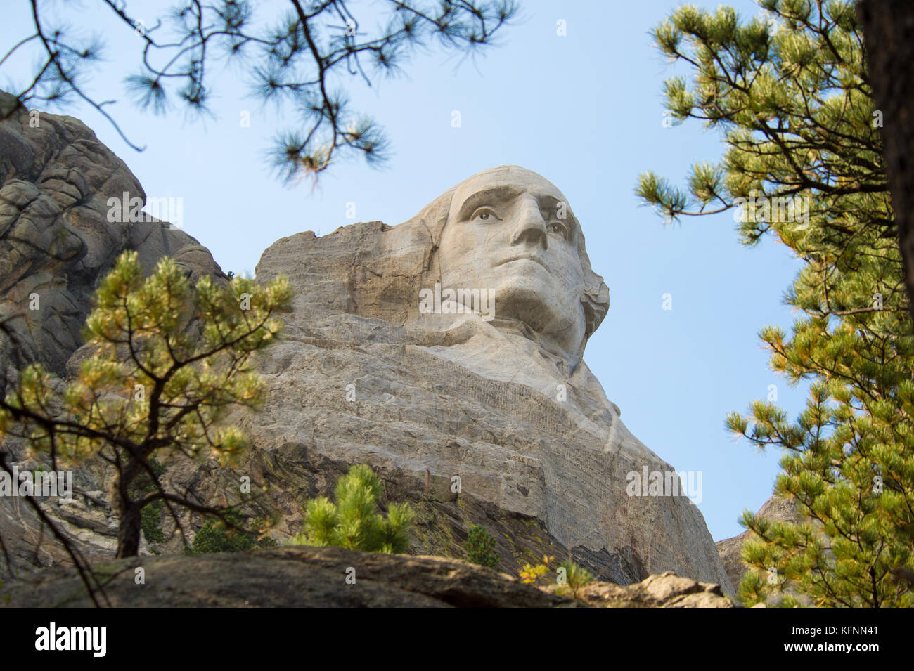 27 agosto 2017: mount rushmore National Monument in Sud Dakota Foto Stock