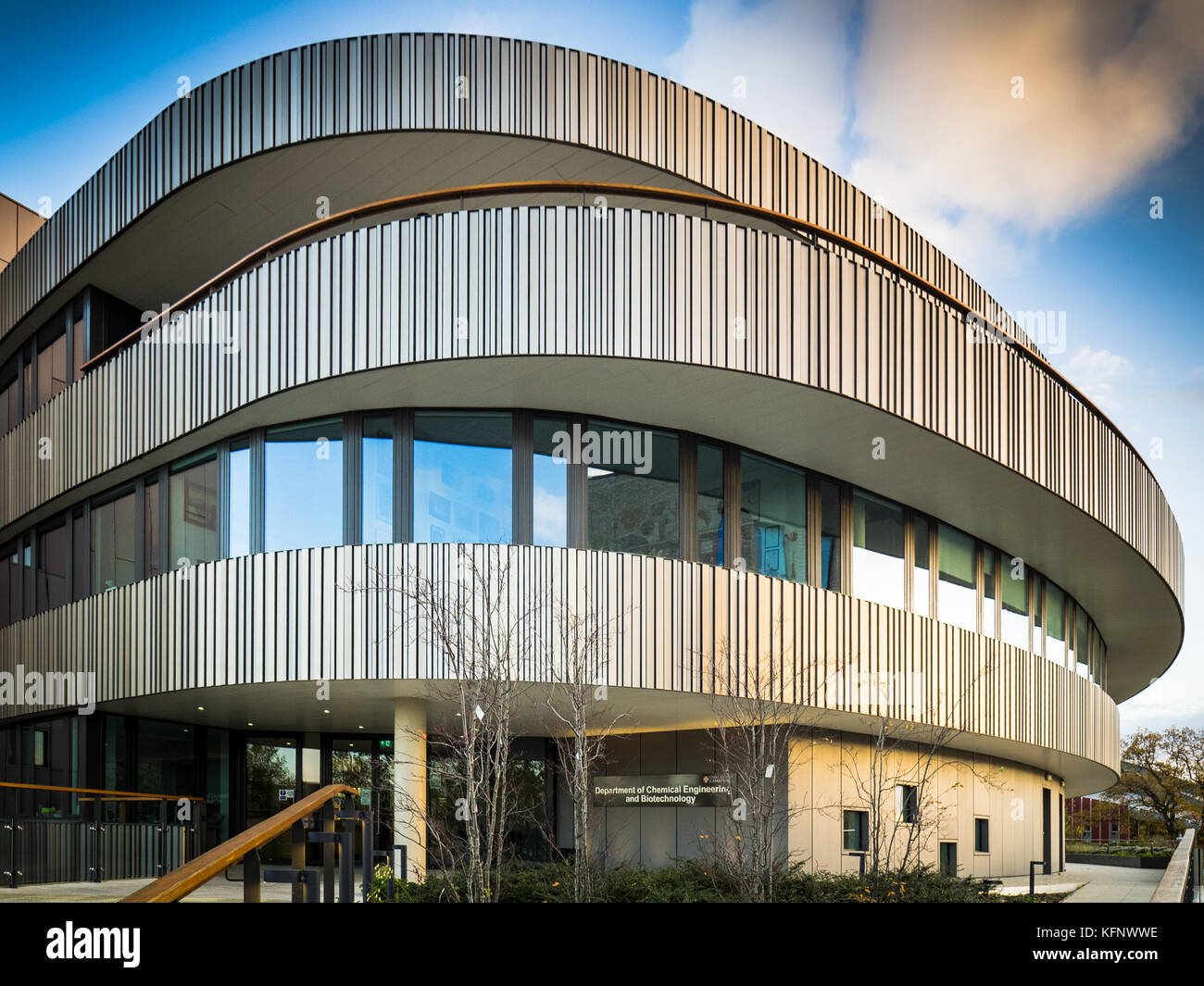 Dipartimento di Ingegneria Chimica e Biotecnologia, Università di Cambridge West Cambridge sito. Completata 2016, architetti BDP. Foto Stock