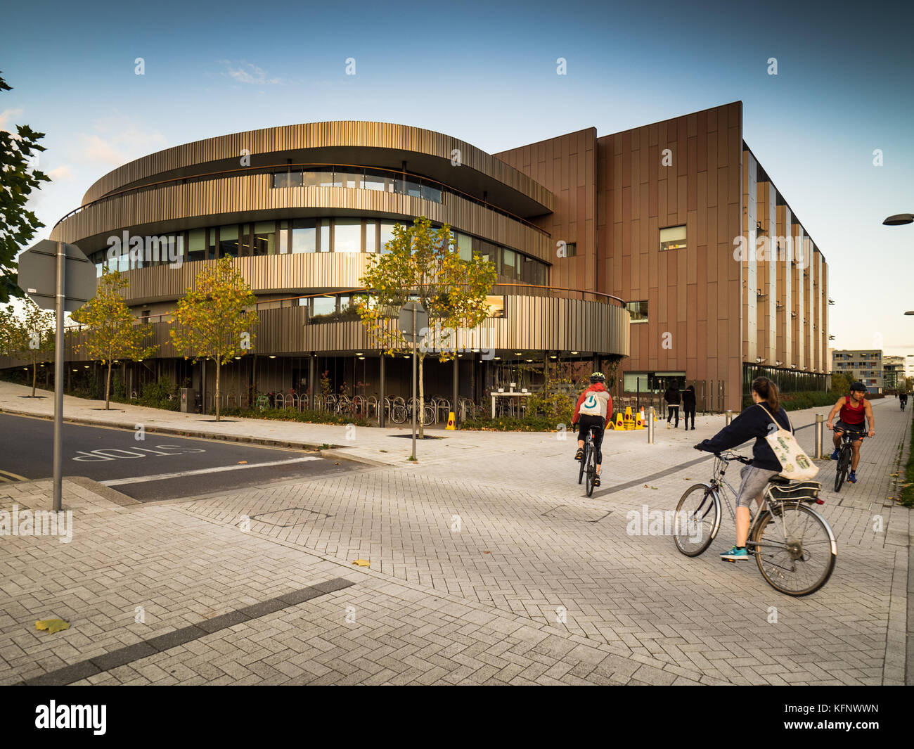 Dipartimento di Ingegneria Chimica e Biotecnologia, Università di Cambridge West Cambridge sito. Completata 2016, architetti BDP. Foto Stock