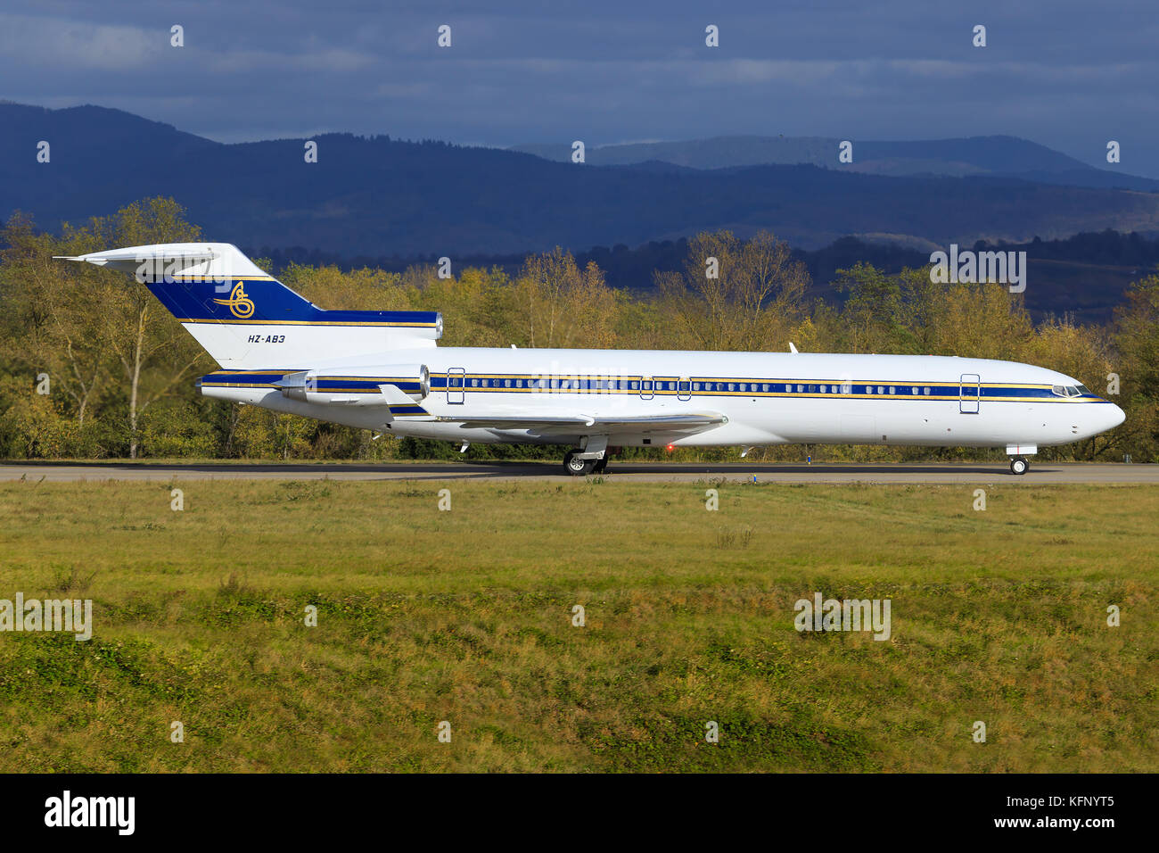 Basilea/Francia Ottobre 27, 2017: super27 a baselairport. Foto Stock