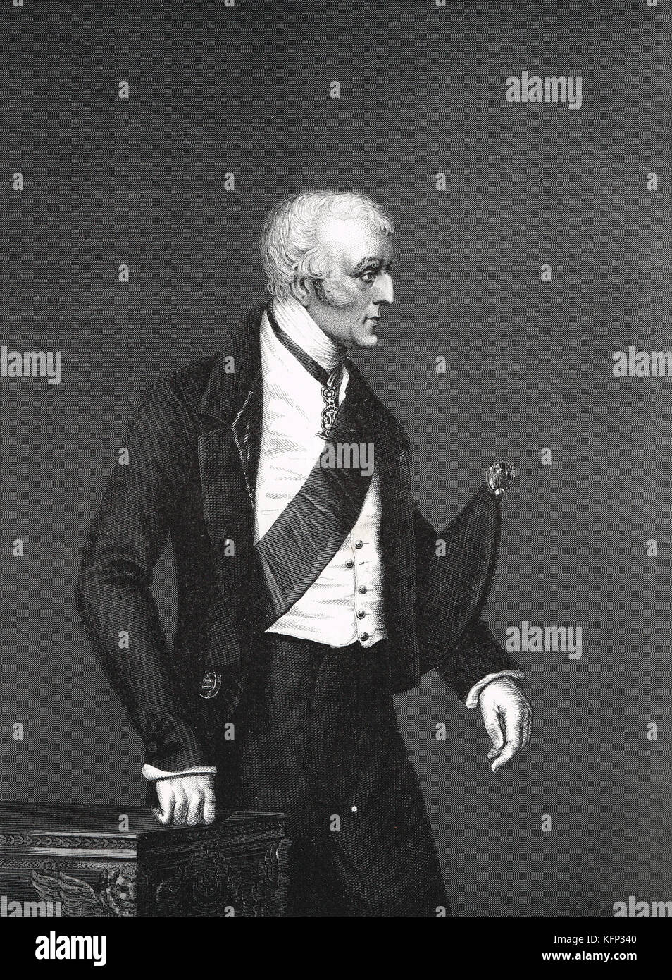 Arthur Wellesley, primo duca di Wellington Foto Stock