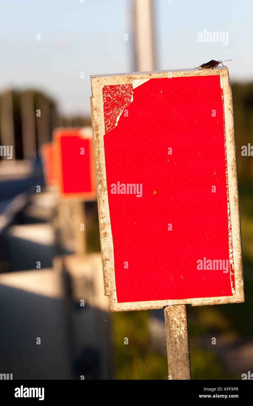 2 Pezzi Riflettore Rosso Rotondo In Plastica Per Auto, Moto