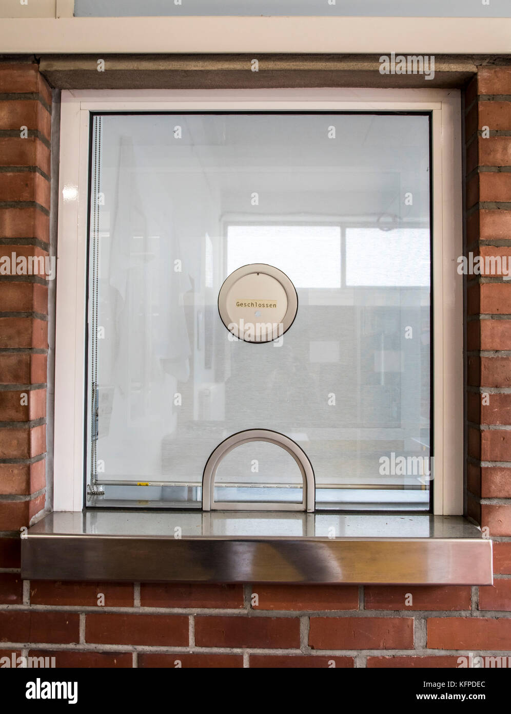 Box office, piscina pubblica, Foto Stock