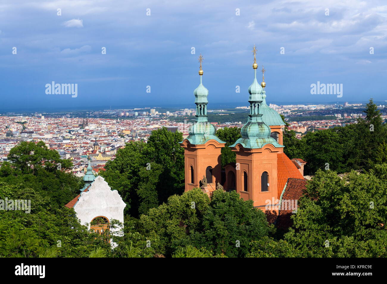 Chiesa di San Lorenzo da dientzerhofer, Praga, Repubblica ceca Foto Stock