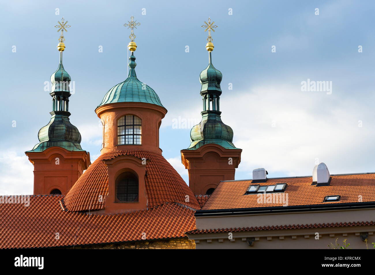 Chiesa di San Lorenzo da dientzerhofer, Praga, Repubblica ceca Foto Stock