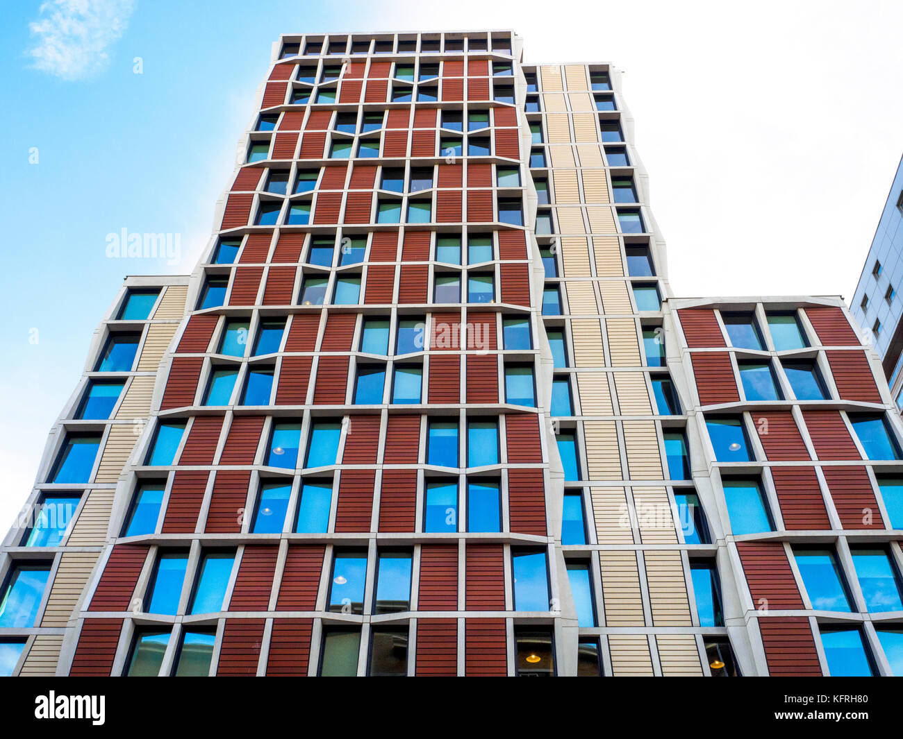 Pura Aldgate alloggi per studenti, Whitechapel -= di Londra - Inghilterra Foto Stock