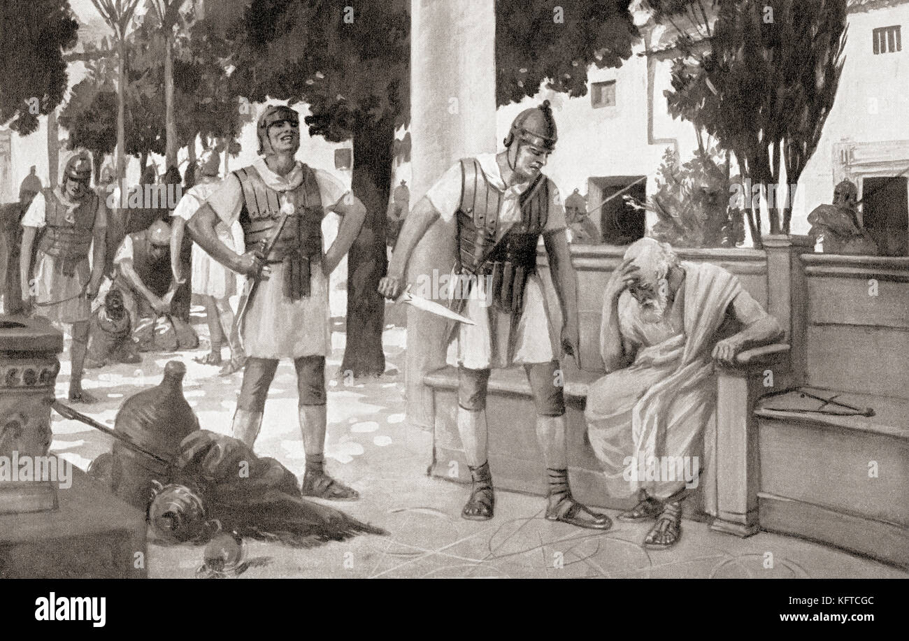 Scienziato Storia Greca Archivio Storico Archivio Immagini e Fotos