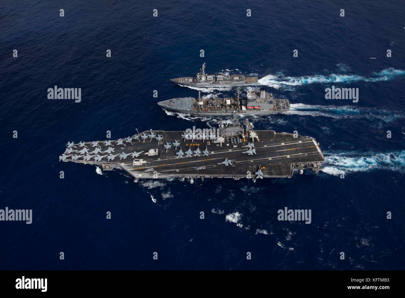 La portaerei USS Theodore Roosevelt CVN (71) Foto Stock
