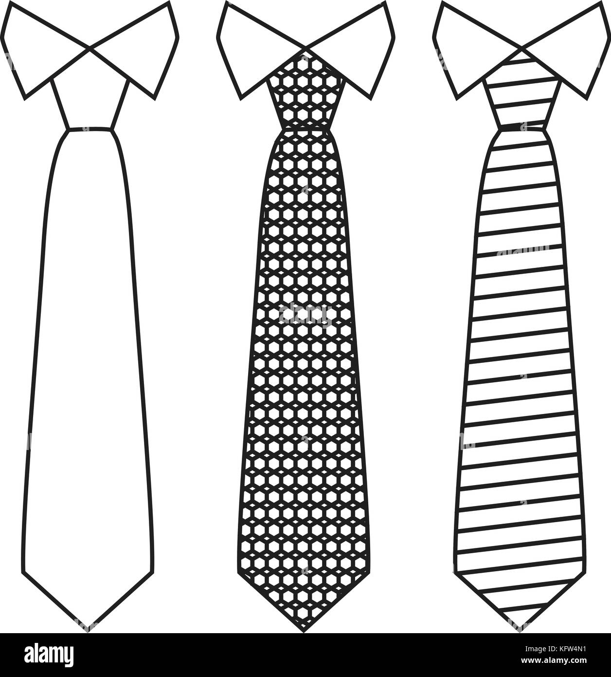Cravatta classica Foto e Immagini Stock in Bianco e Nero - Alamy