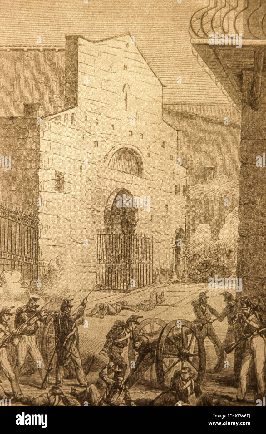 Italia Sicilia Palermo Convento Della Gancia 3 Aprile 1860 Revolt Foto Stock Alamy