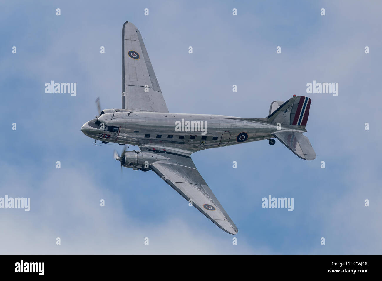 Douglas DC-3 twin motore degli aerei di passeggeri Foto Stock
