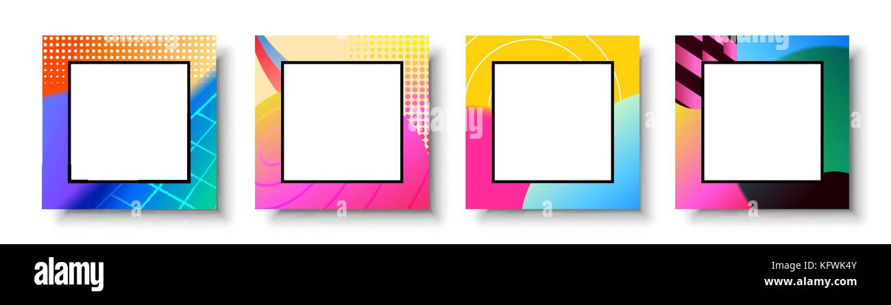 Saluto astratto modello di scheda di raccolta, moderno stile di moda serie di sfondi con vuoto spazio copia. Ideale per il progetto Web, brochure, volantini o i Illustrazione Vettoriale