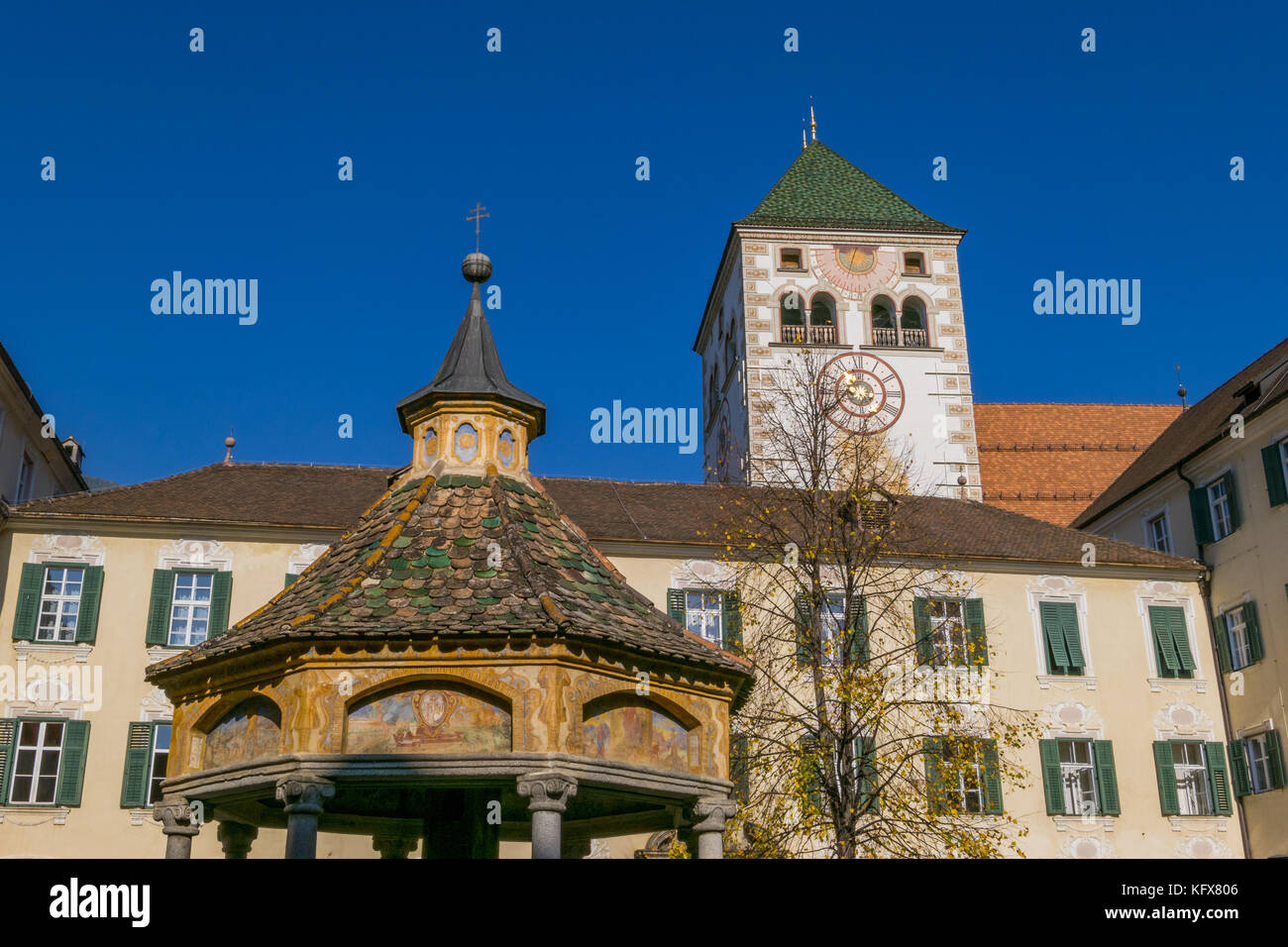 Abbazia di Novacella a Bressanone Alto Adige - Italia Foto Stock