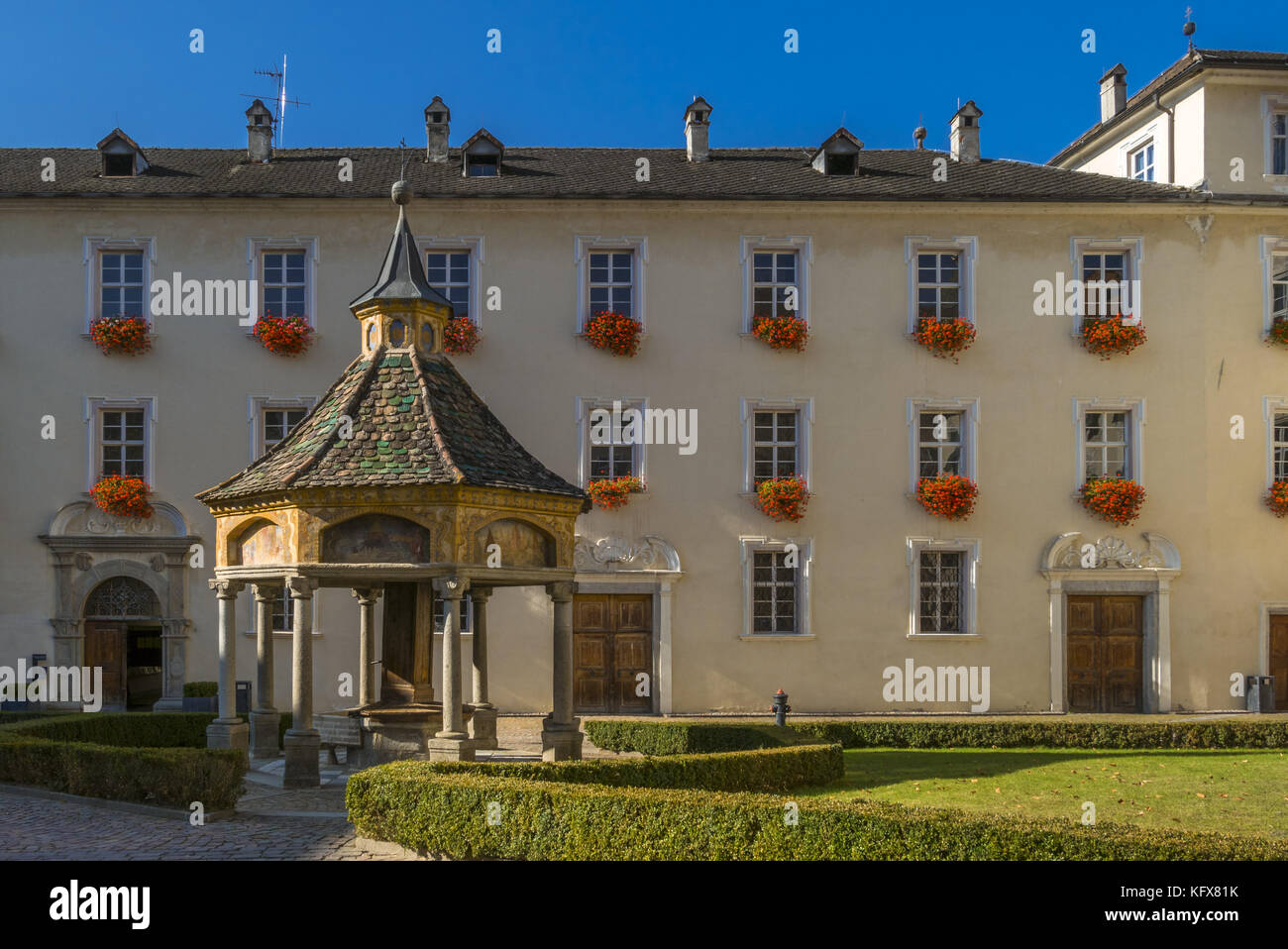 Abbazia di Novacella a Bressanone Alto Adige - Italia Foto Stock