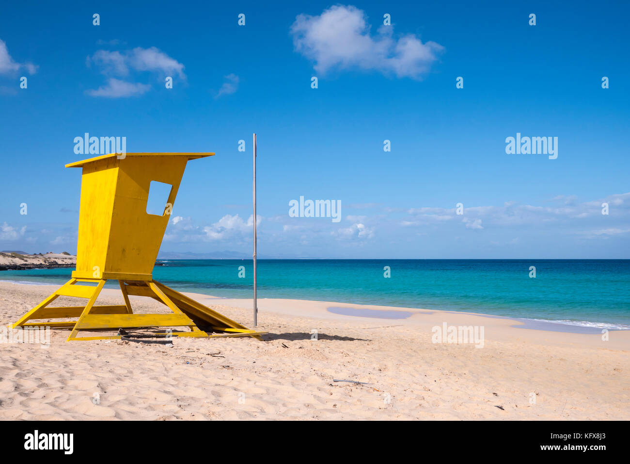 112 di emergenza Fuerteventura Isole Canarie Spagna Foto Stock