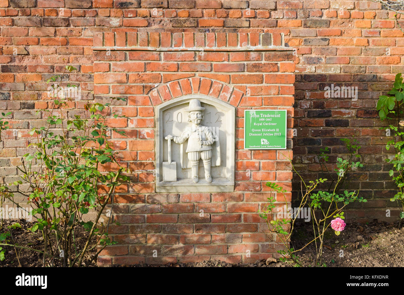 Il giardino di Shakespeare a Lightwoods House e Parco in Bearwood. La casa è di grado 2 elencati e ha appena subito un £ 5 milioni per la ristrutturazione. Foto Stock