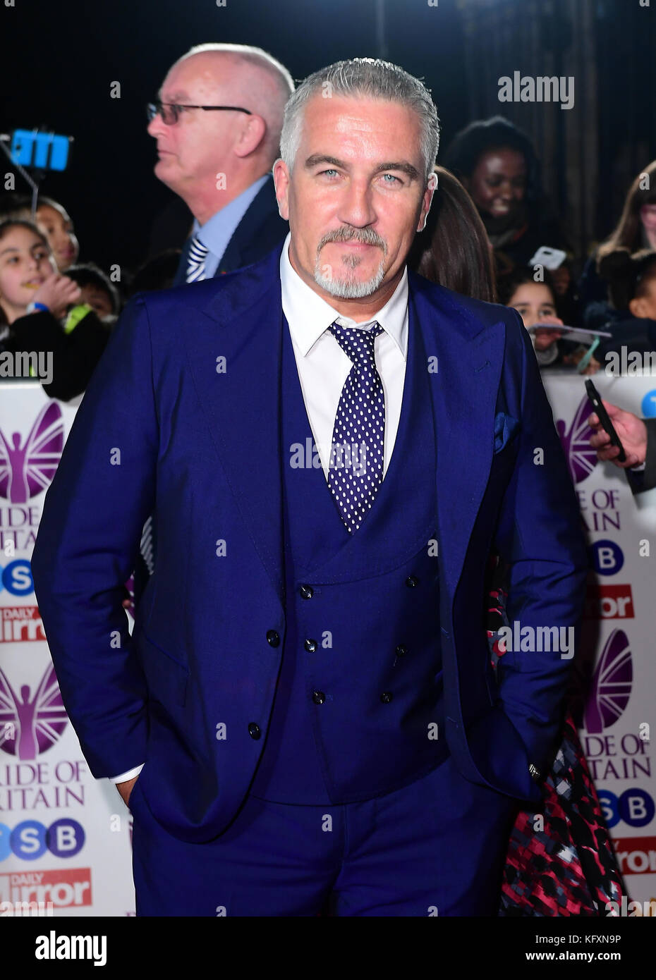 Paul Hollywood partecipa al Pride of Britain Awards 2017, a Grosvenor House, Park Street, Londra. Data immagine: Lunedì 30 ottobre. Il credito fotografico dovrebbe essere: Ian West/PA Wire Foto Stock