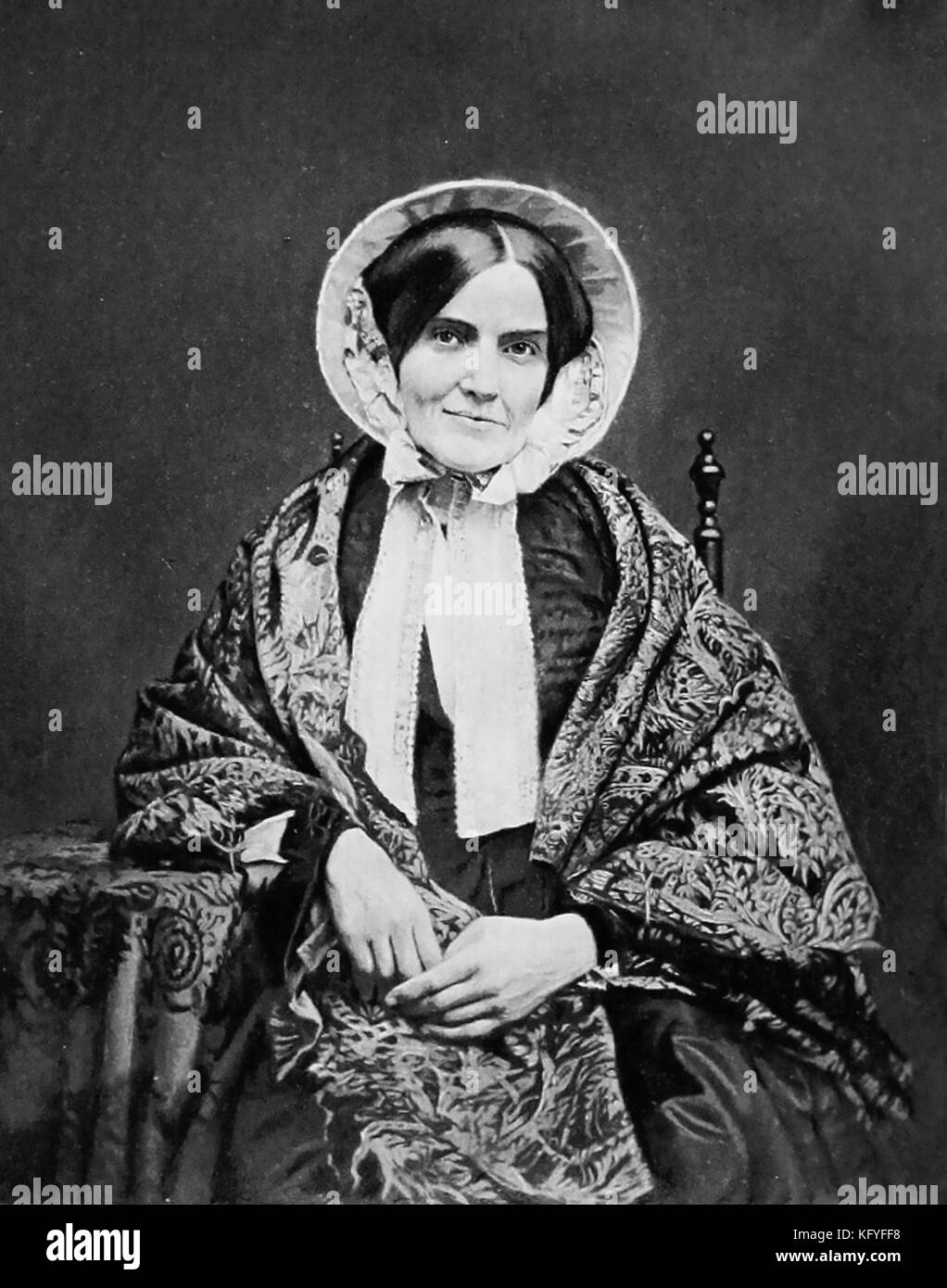 Delia BACON (1811-1859) autore americano e studioso di Shakesperian in 1853 Foto Stock