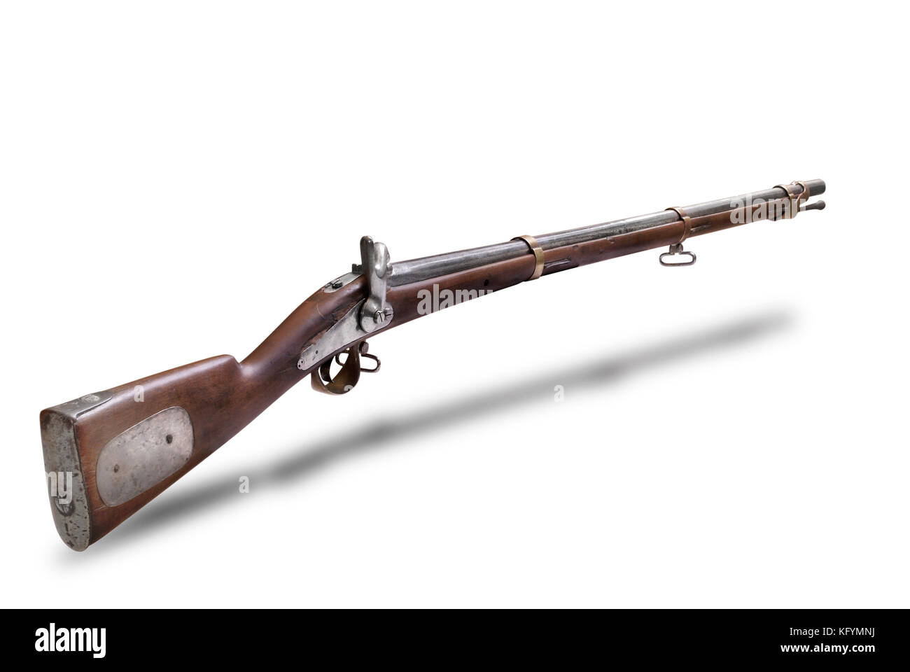 La russia. russo di fanteria standard cap pistola dal tempo della guerra di Crimea ((ottobre 1853[13][14]-febbraio 1856) fu combattuta tra l'impero russo Foto Stock