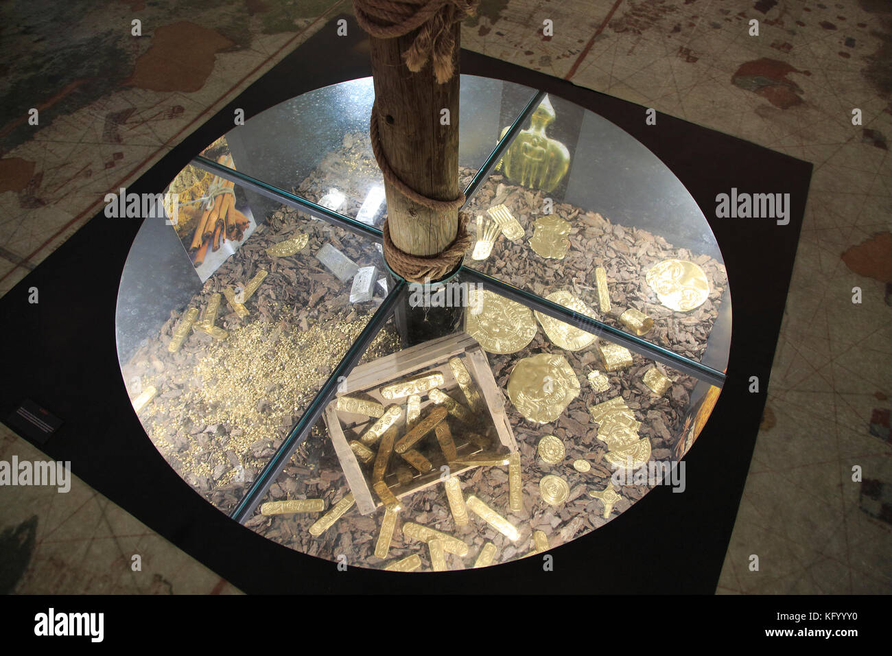 Esposizione di esplorazione di spagnolo conquista dell America del Sud, Trujillo, provincia di Cáceres, Estremadura, Spagna Foto Stock