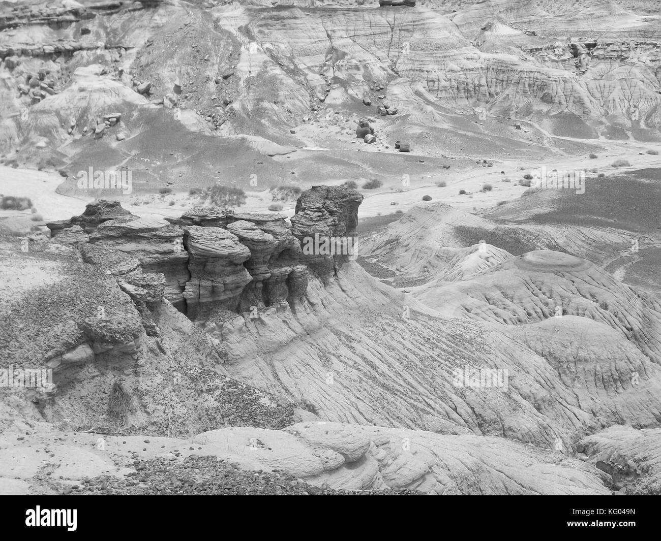 Il Theodore Roosevelt National Park si trova all'uscita dell'Interstate 94 nel North Dakota occidentale Foto Stock