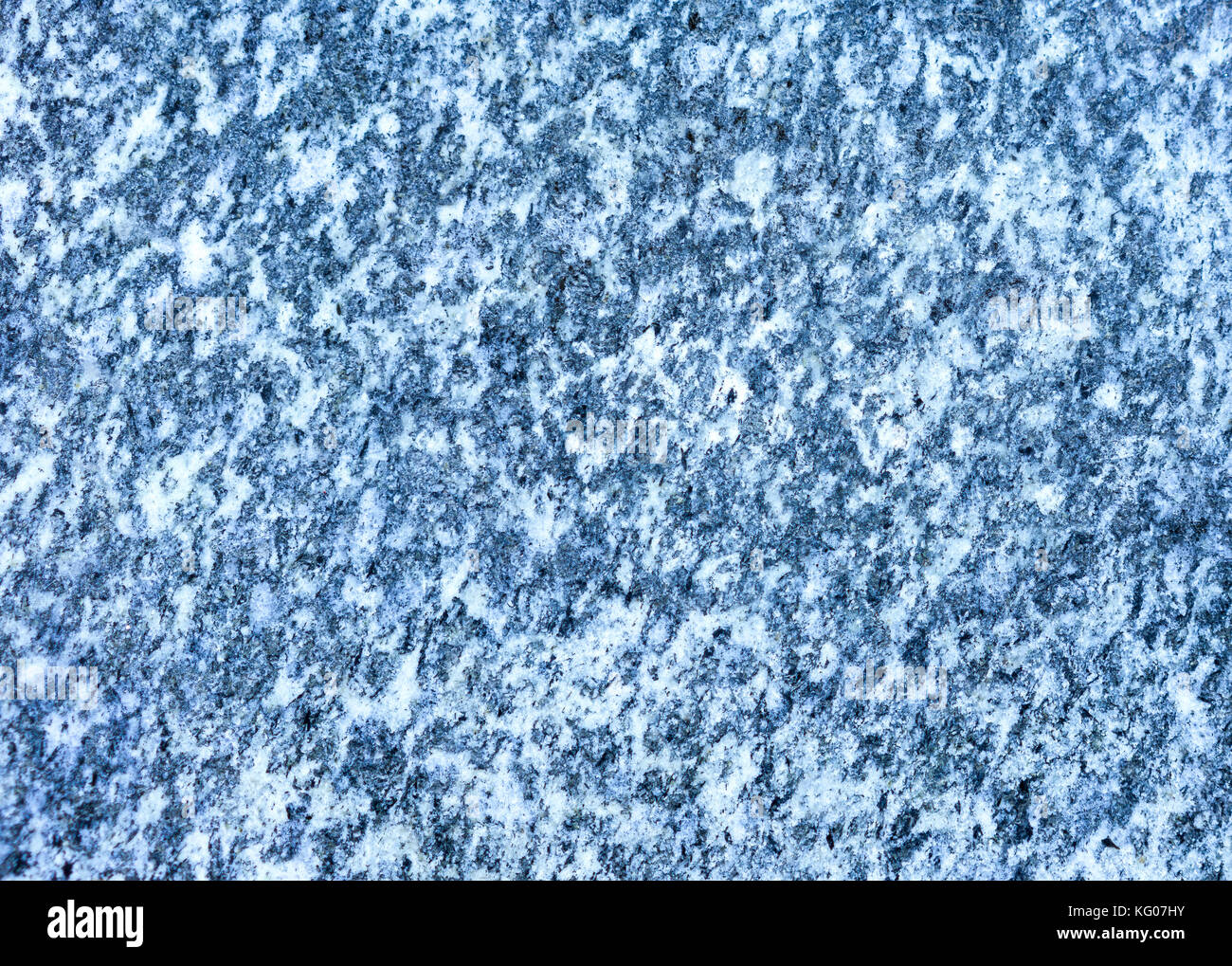 Granito blu tessitura della pietra naturale superficie luminosa per davanzale, passaggi, bagno o della cucina del piano del banco Foto Stock