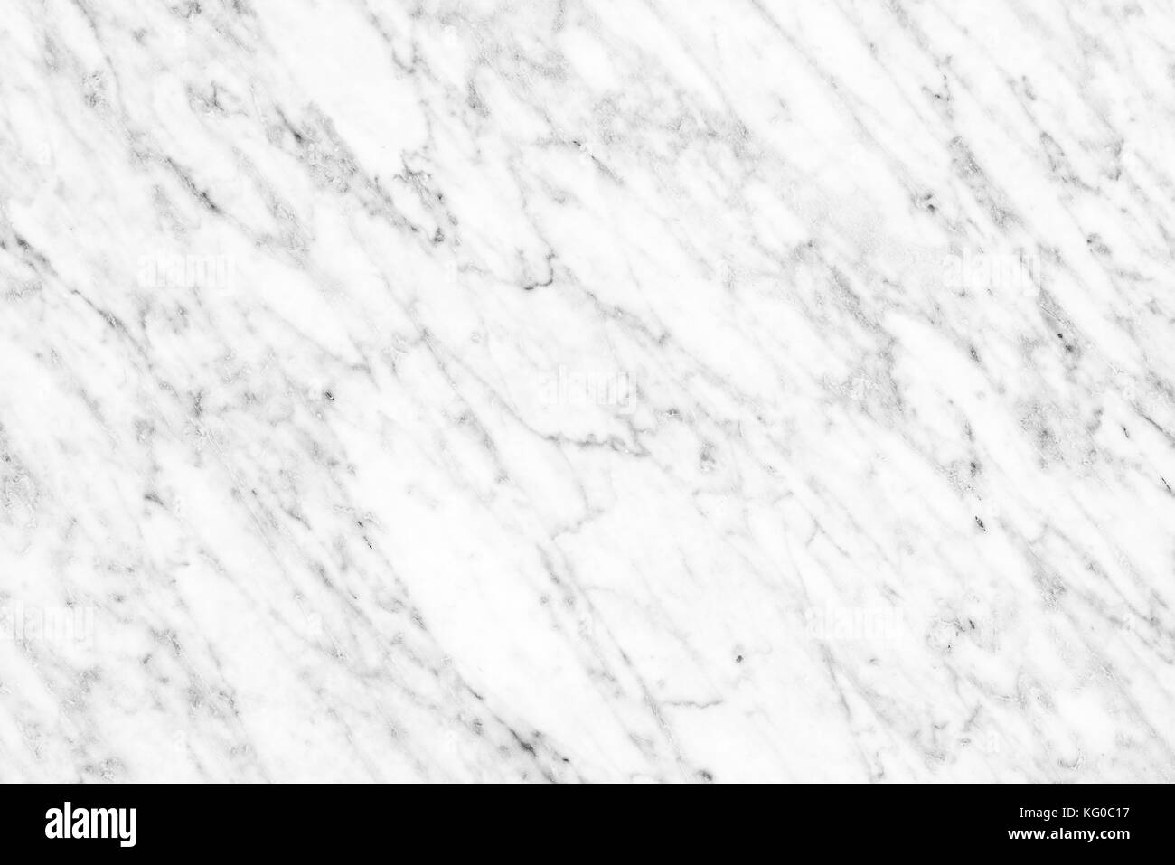 Il marmo bianco di Carrara luce naturale per il bagno o la cucina countertop bianco. Alta risoluzione texture e pattern. Foto Stock