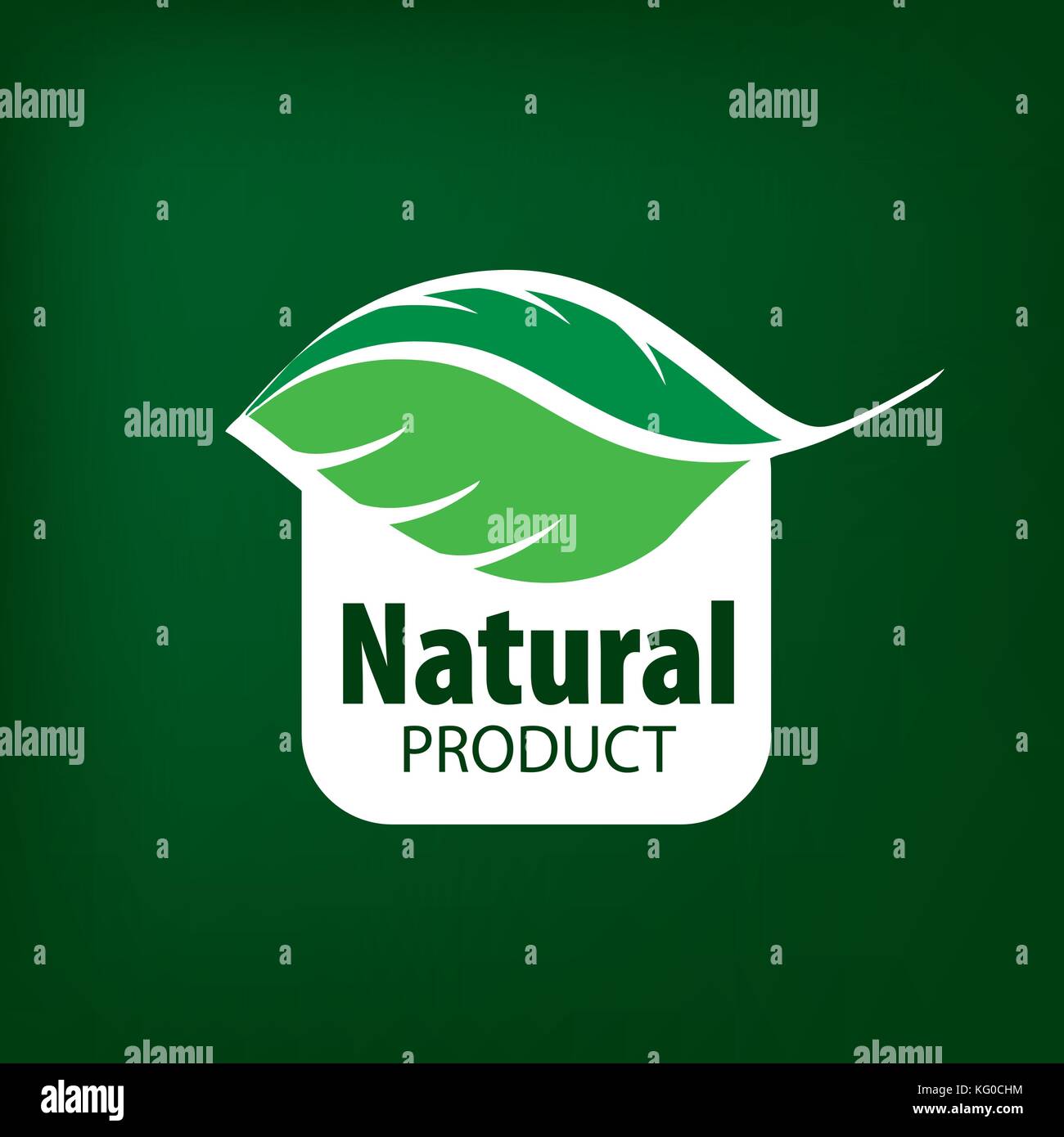Prodotto naturale logo Illustrazione Vettoriale