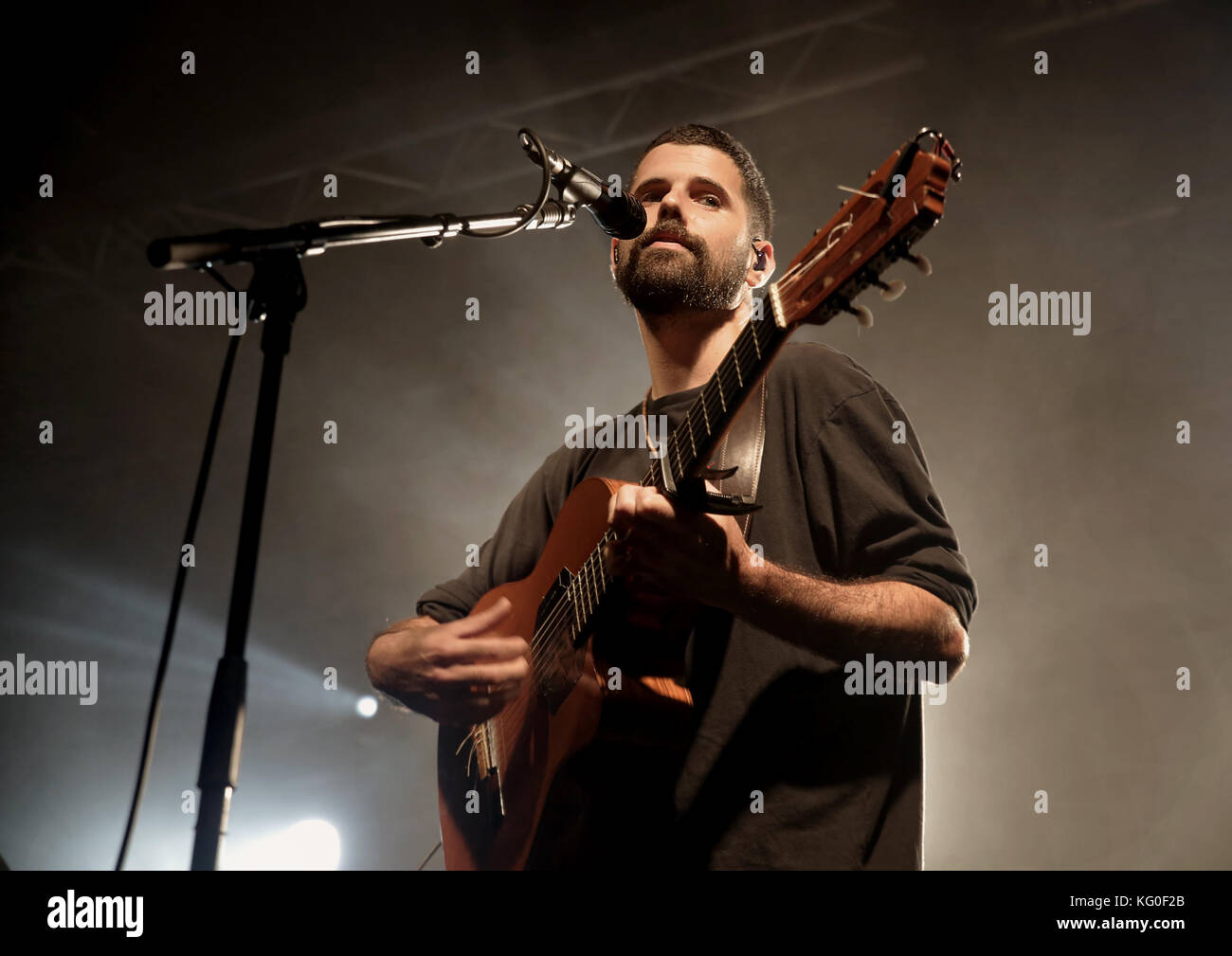 Nick Mulvey si esibisce dal vivo alla Liverpool O2 Academy con: Nick Mulvey dove: Liverpool, Regno Unito quando: 01 ottobre 2017 Credit: Sakura/WENN.com Foto Stock