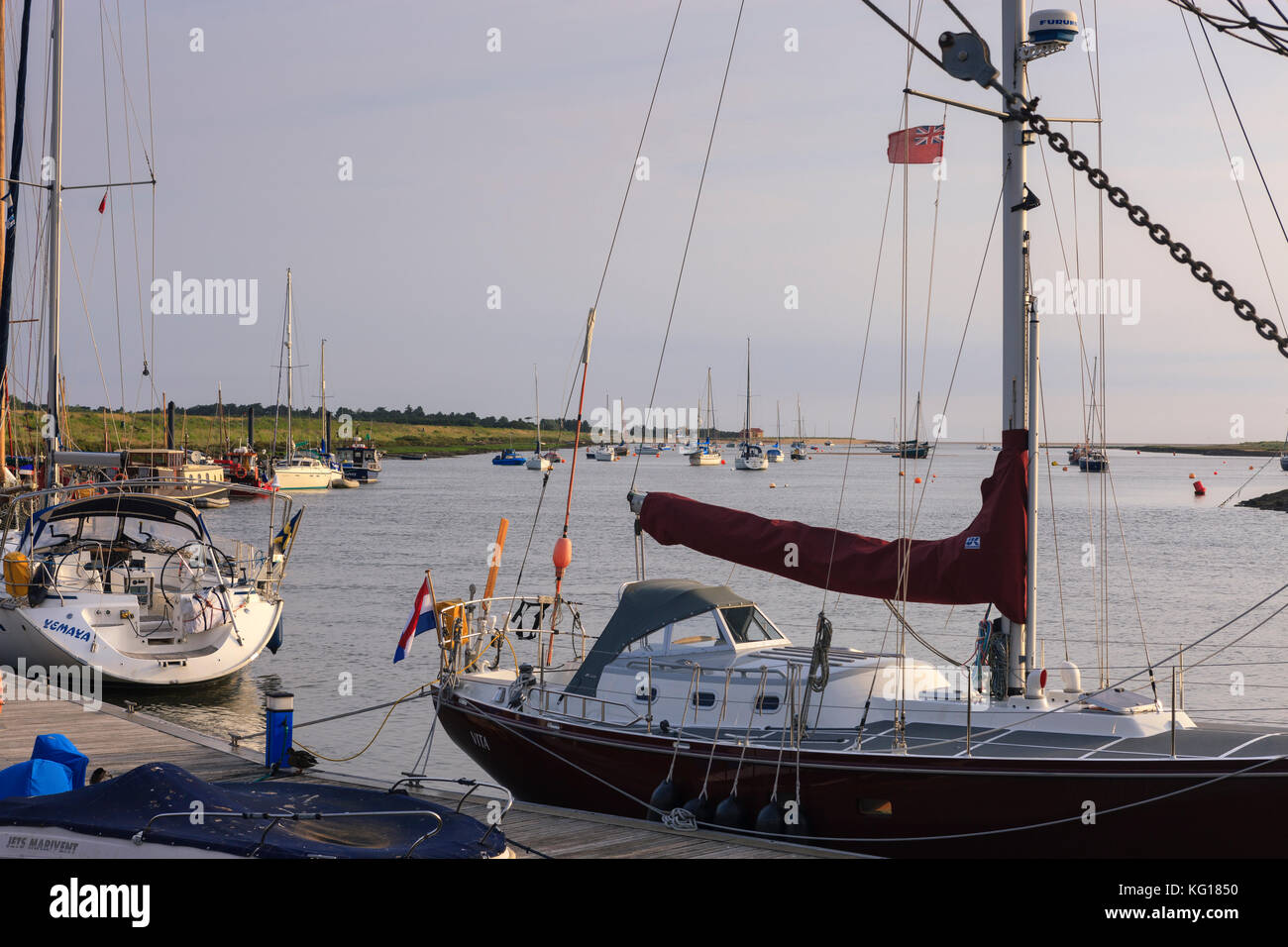 Oriente pozzetti della flotta accanto il mare Norfolk Inghilterra Foto Stock