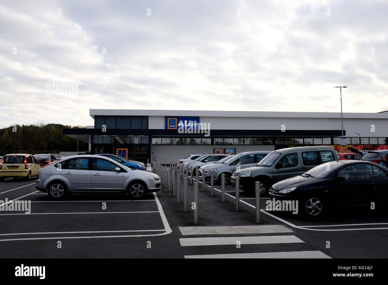 Supermercato aldi in città whitstable kent orientale uk novembre 2017 Foto Stock