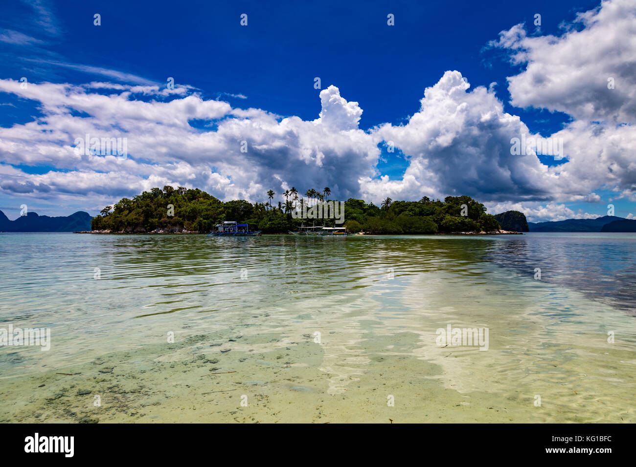 Asia filippine palawan el nido snake island, uno dei punti salienti del tour B Foto Stock