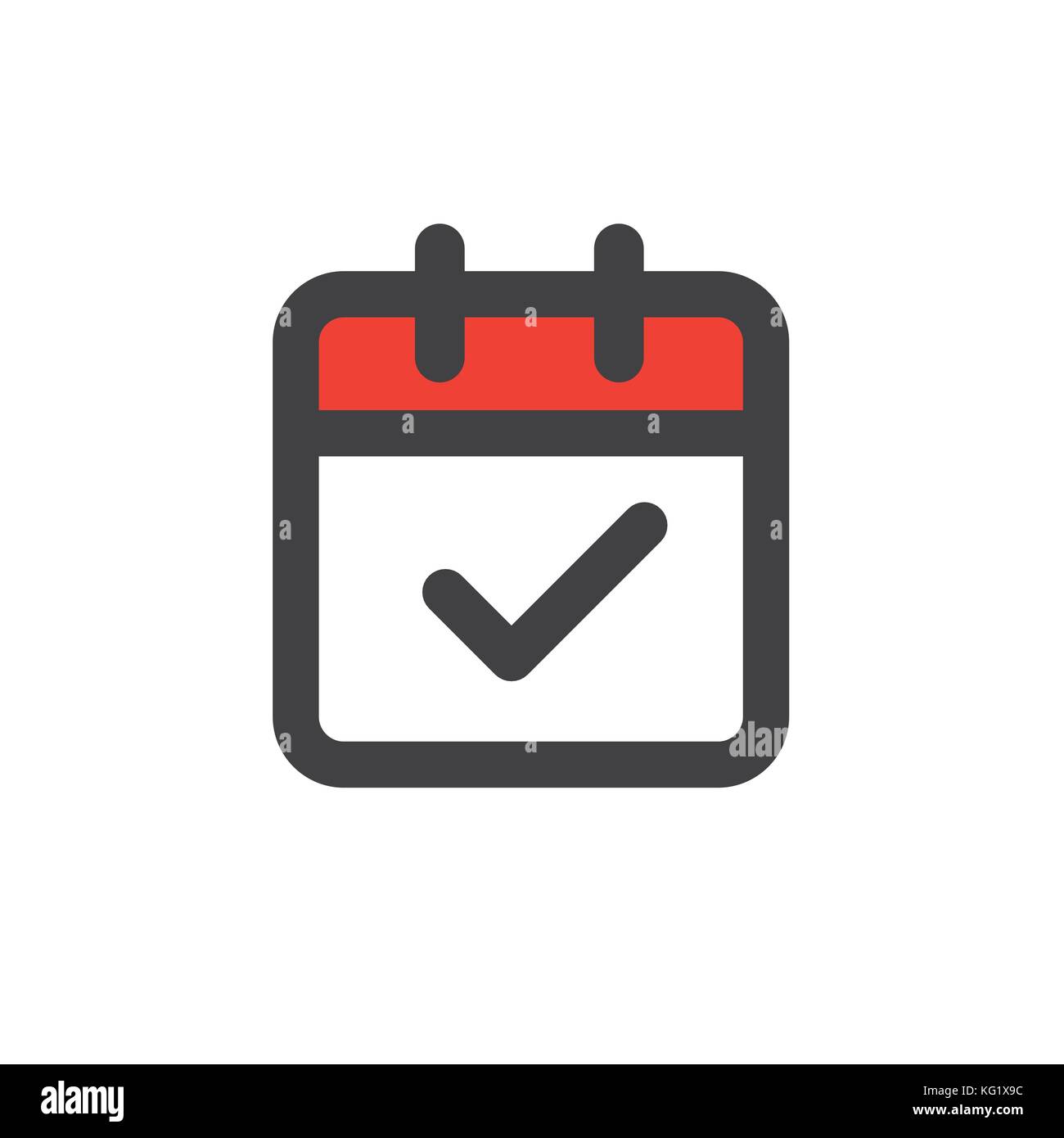 Immagine del calendario con data specifica Illustrazione Vettoriale