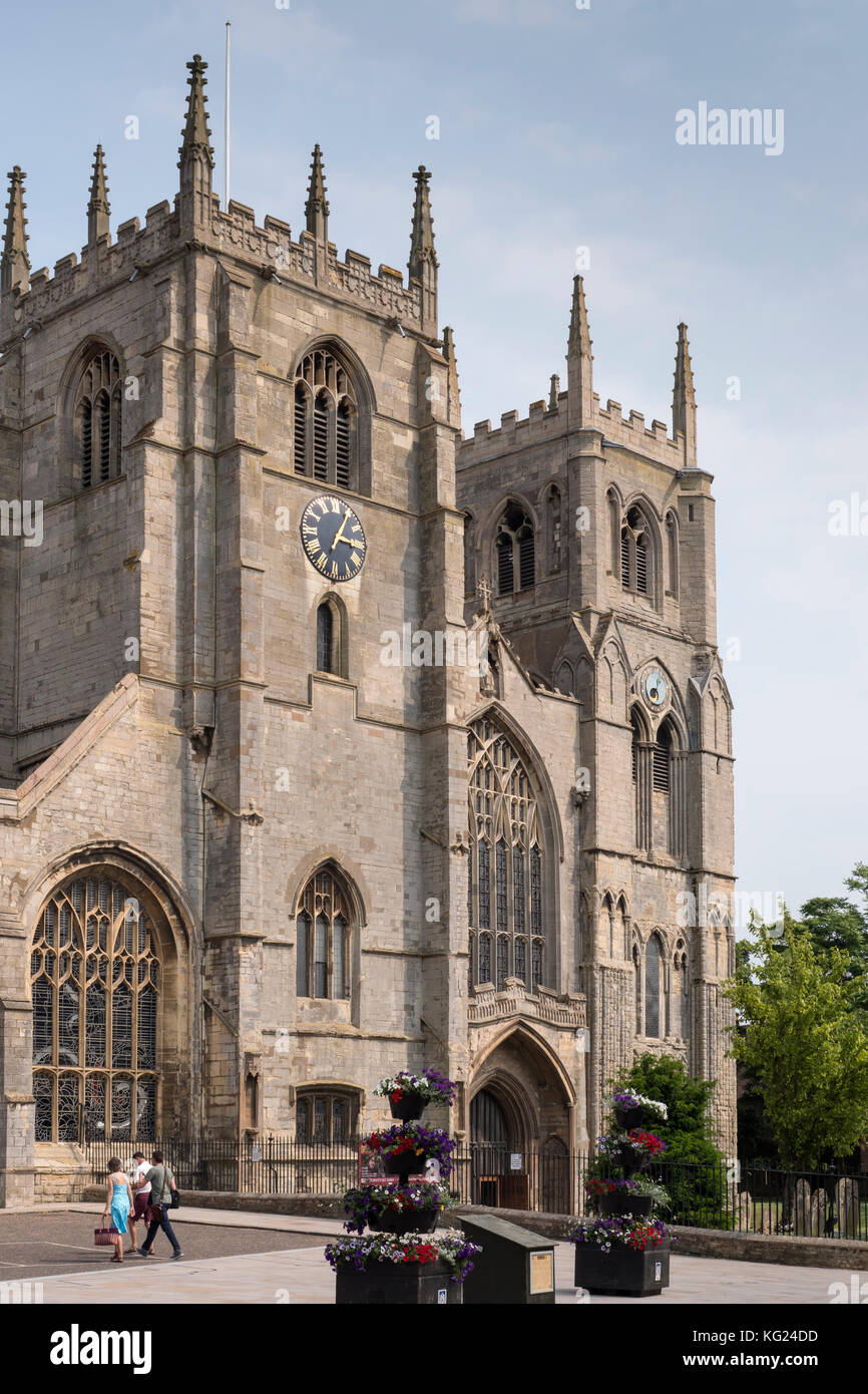 St Margarets chiesa di St Margaret luogo kings lynn norfolk Inghilterra Foto Stock