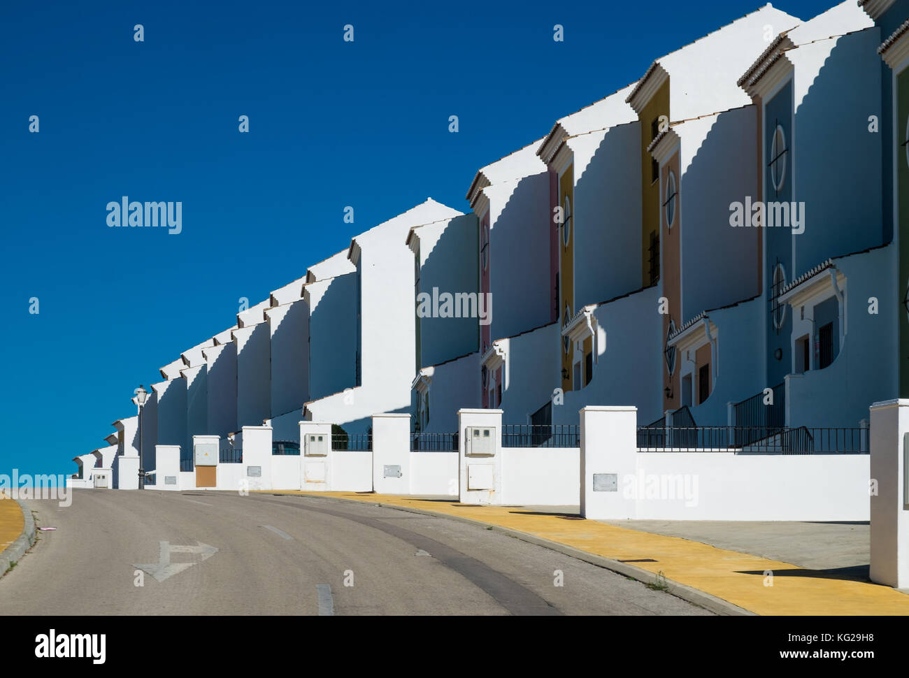 Strade soleggiate Foto Stock