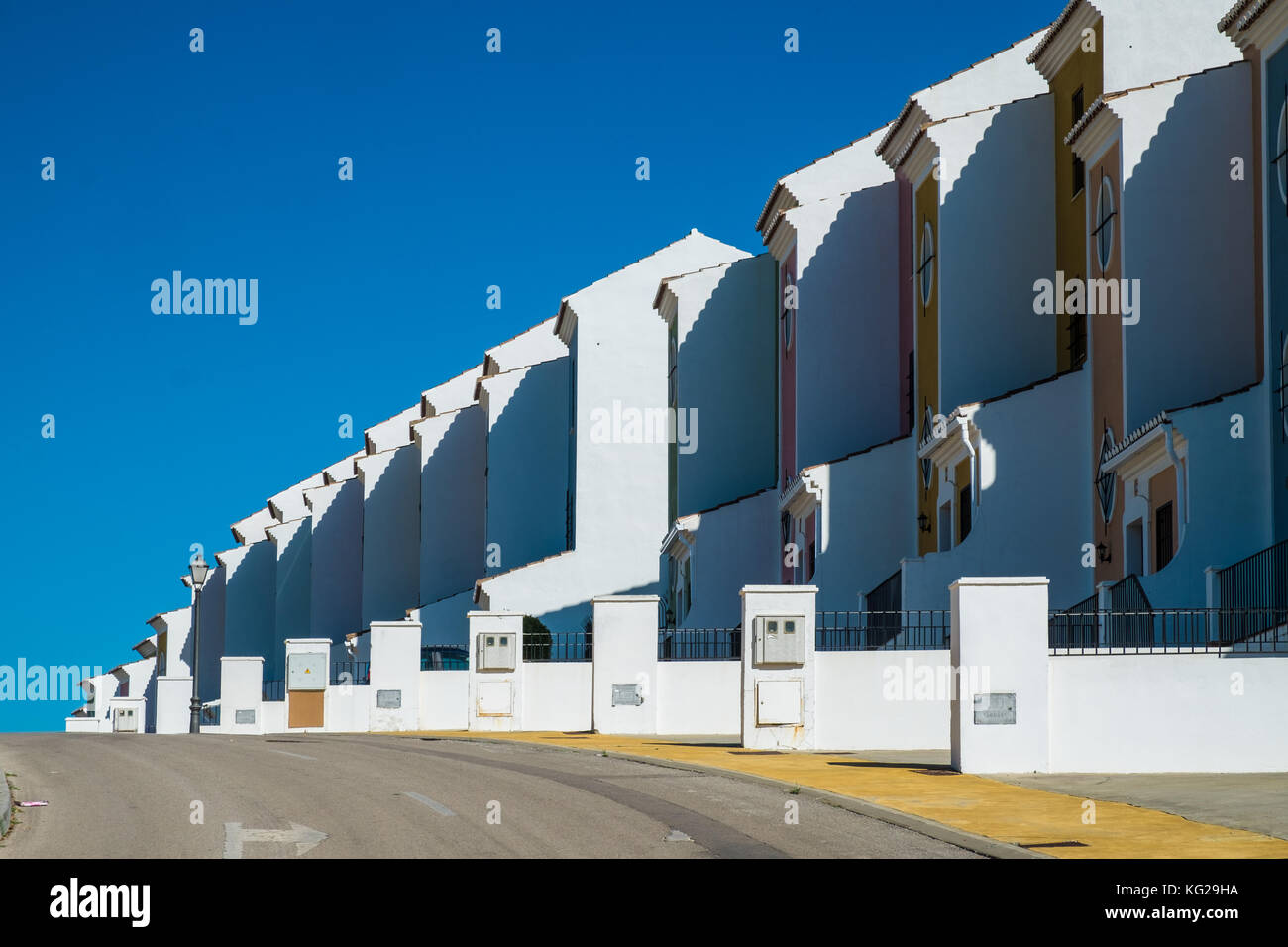 Strade soleggiate Foto Stock